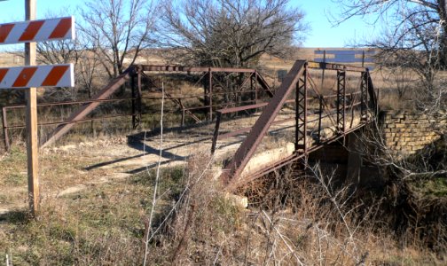 E Fork Wolf Creek bridge, 290 Dr, from W 2