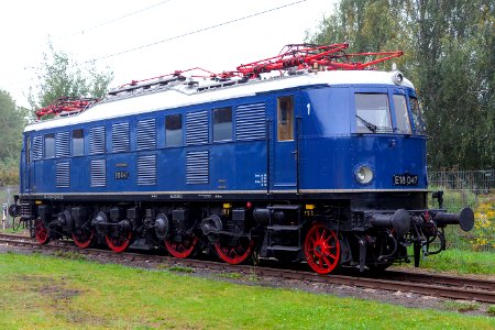 E18 047, Germany, Saxony-Anhalt, depot Lutherstadt Wittenberg (Trainpix 174192)