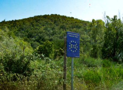 E12 Marker in Croatia