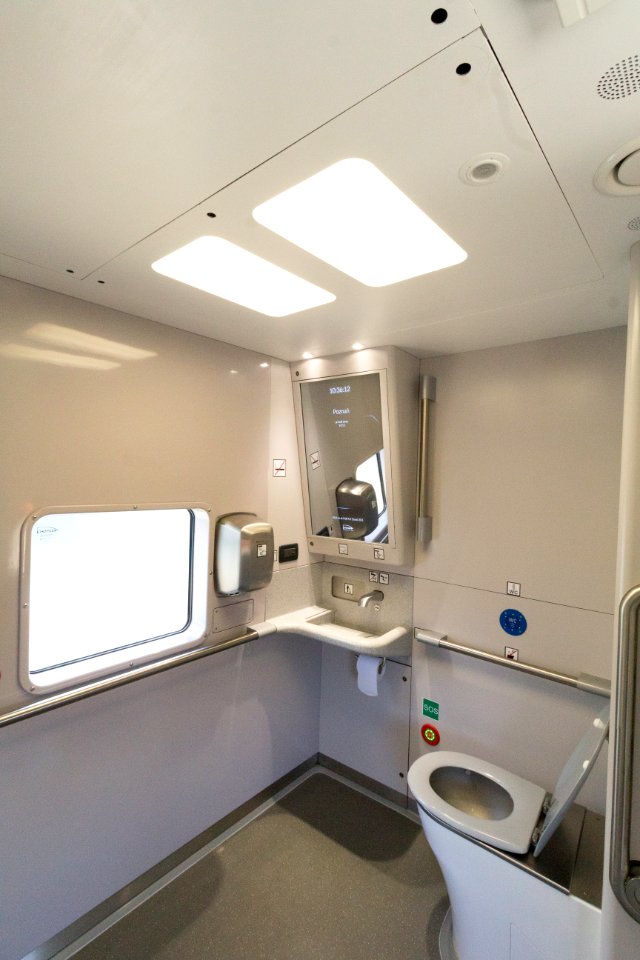 ED161 of PKP Intercity - Toilett - InnoTrans 2016