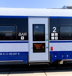 ED161 of PKP Intercity - Door - InnoTrans 2016