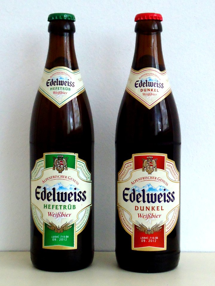 Edelweiss 2 beers
