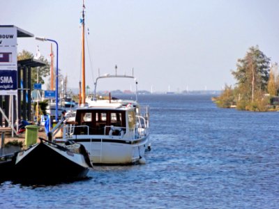 Echtenerbrug met Pier Christiaansloot en Tjeukemeer