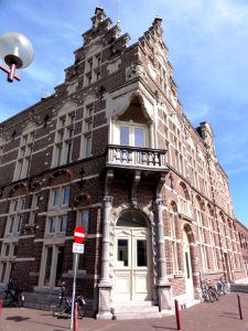 Echt, Limburg, Rijksmonument 525535 voormalig raadhuis hoekgevel