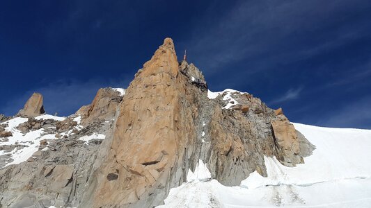 Mont blanc high mountains alpine photo