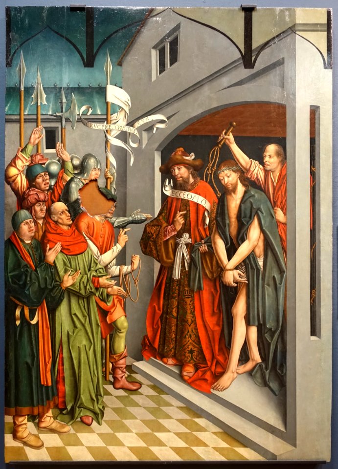 Ecce Homo by Fernando Gallego, 1480-1488, oil on panel - University of Arizona Museum of Art - University of Arizona - Tucson, AZ - DSC08380