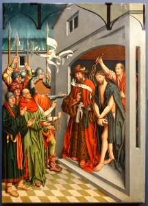 Ecce Homo by Fernando Gallego, 1480-1488, oil on panel - University of Arizona Museum of Art - University of Arizona - Tucson, AZ - DSC08380