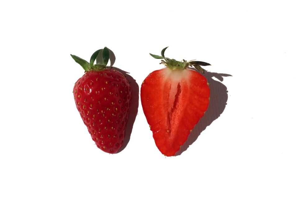 Fruit strawberry red