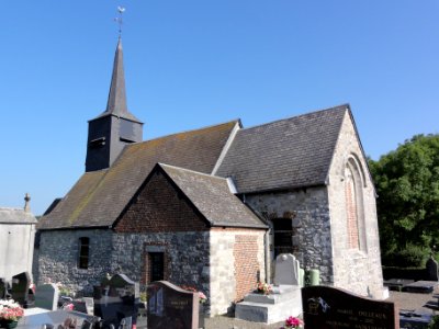 Eccles (Nord, Fr) église, coté sud photo