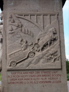 Echelsbacher Brücke Stele