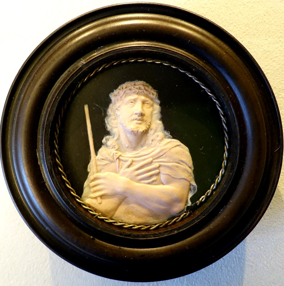 Ecce homo, wax model for medal by Raimund Falz, undated - Bode-Museum - DSC02783