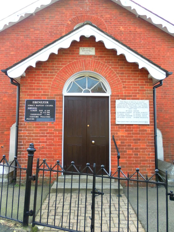 Ebenezer Strict Baptist Chapel, Broad Oak, near Heathfield (March 2011) (Entrance Porch)