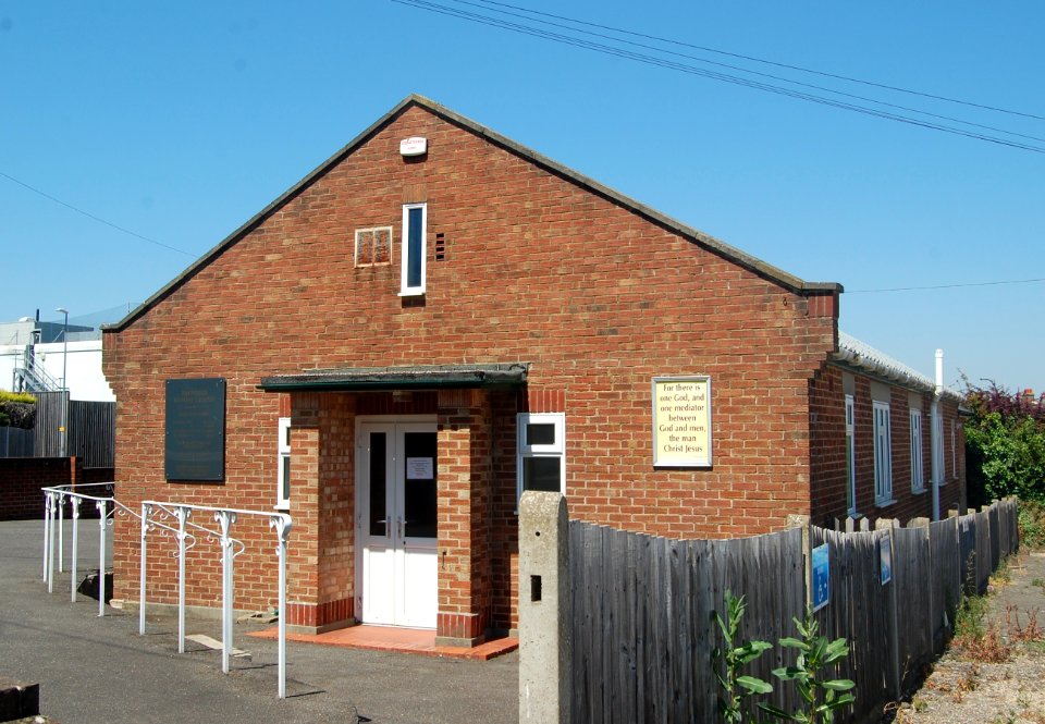 Ebenezer Baptist Chapel (former Brethren Meeting Room), Ponswood Road, Silverhill, St Leonards-on-Sea (June 2020) (1)