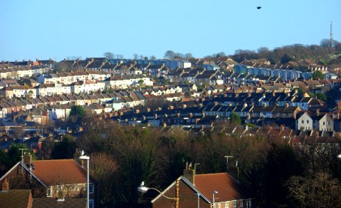Eastward view from Former Jewish Cemetery, Florence Place, Brighton (December 2013) (5)