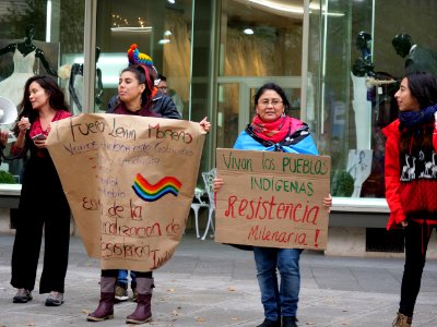 Ecuadorian indigenous protest Berlin 2019-10-09 04