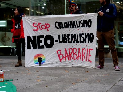 Ecuadorian indigenous protest Berlin 2019-10-09 02
