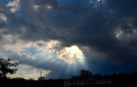 Clouds nature blue