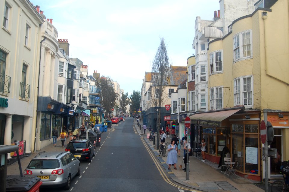 Eastward view along St James's Street, Brighton (August 2019) (1)