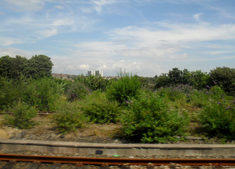 Eastward view from Northbound Train near Brighton (July 2010) (1)
