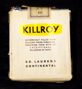 Ed Laurens Killroy cigarettes back