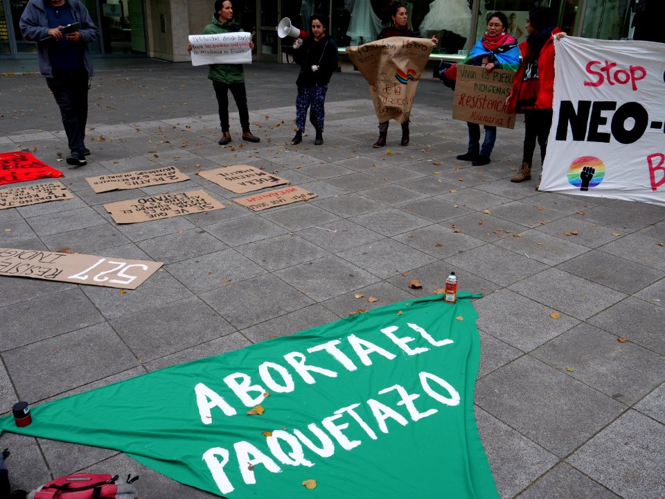 Ecuadorian indigenous protest Berlin 2019-10-09 03