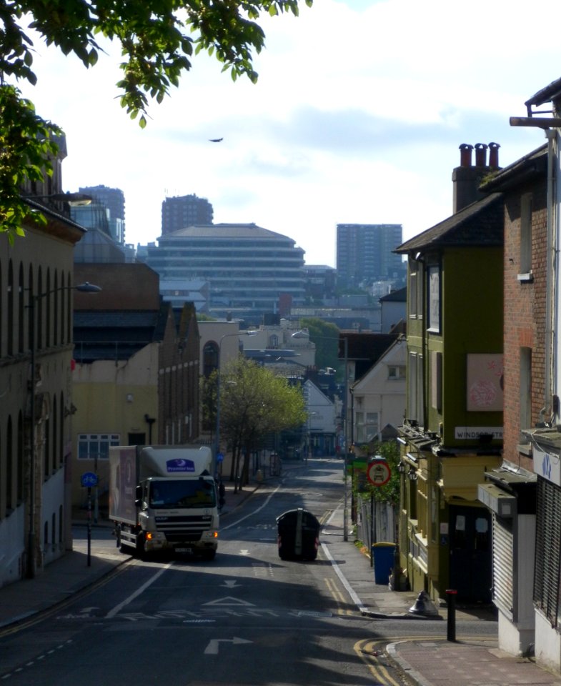 Eastward view along Church Street from Queens Road, Brighton (May 2013) (2)