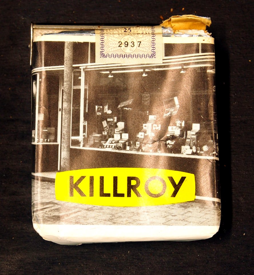 Ed Laurens Killroy cigarettes front