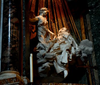 Ecstasy of St Theresa by Bernini Santa Maria della Vittoria 15042017 02