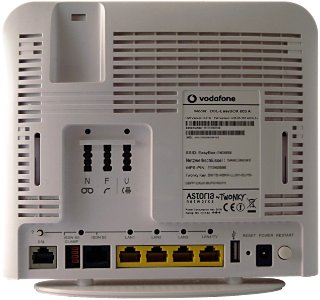 Easybox 803 A Rückseite