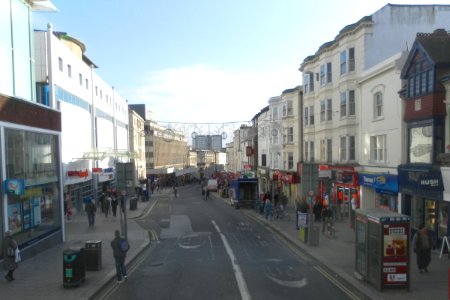 Eastward view down North Street, Brighton (January 2012) (1)