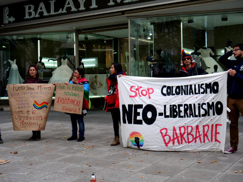 Ecuadorian indigenous protest Berlin 2019-10-09 01
