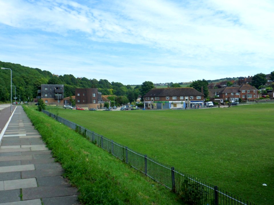 Eastward view along Heath Hill Avenue, Bevendean (August 2013)