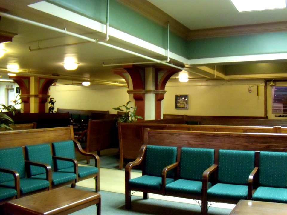 Economy passenger lounge in Union Station, Winnipeg