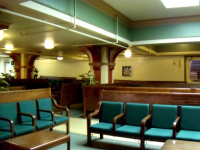 Economy passenger lounge in Union Station, Winnipeg