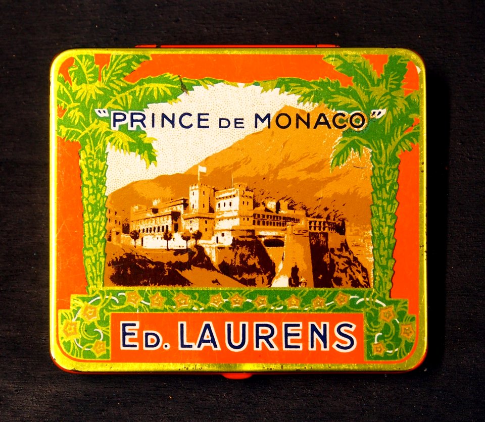 Ed Laurens Prince de Monaco cigarettes tin