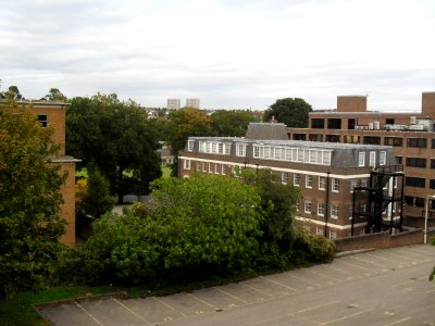 Eastward view from Dyke Road Drive towards Hollingdean Flats, Brighton (September 2010)