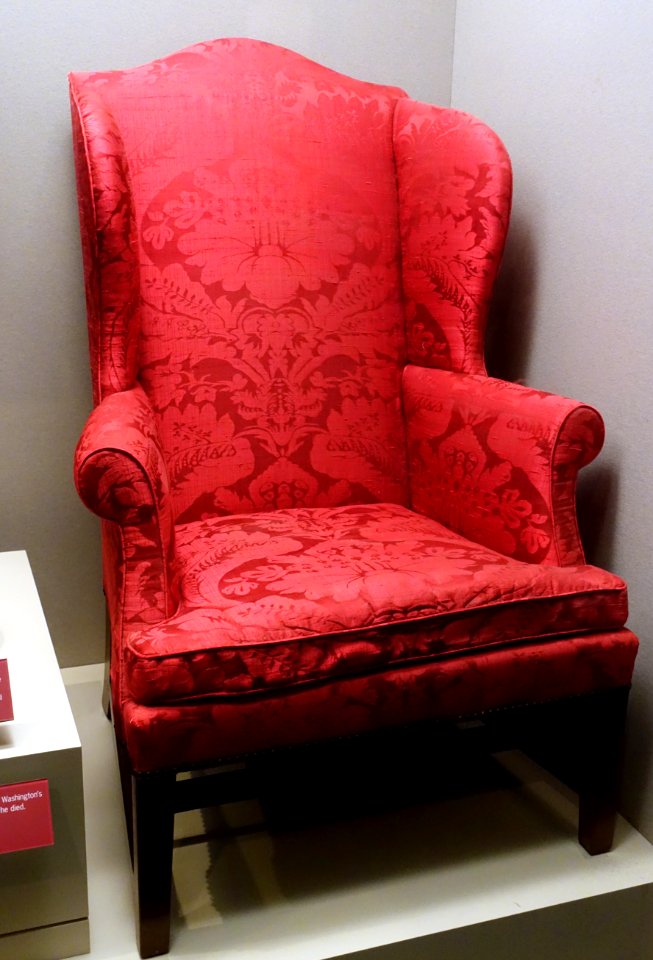 Easy chair, George Washington, not original upholstery - National Museum of American History - DSC00137