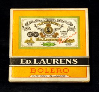 Ed Laurens Bolero cigarettes