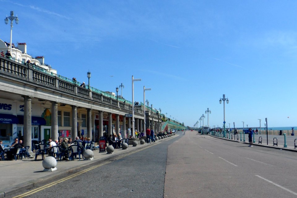 Eastward view along Madeira Drive, Brighton (April 2013) (2)