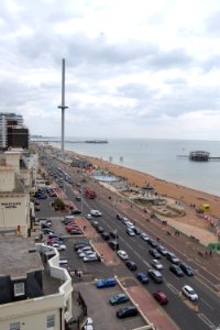 Eastward view along King's Road, Brighton (May 2019, seen from Embassy Court) (2)