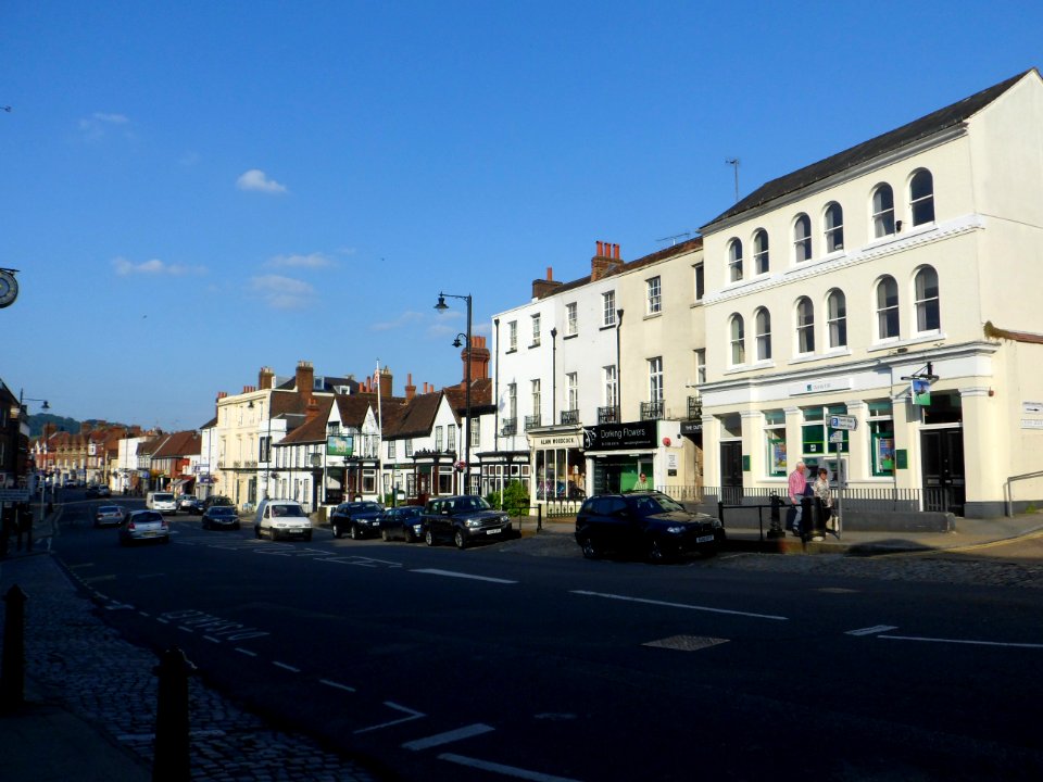 Eastward View along Dorking High Street (July 2013) (1)