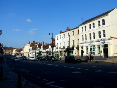 Eastward View along Dorking High Street (July 2013) (1)