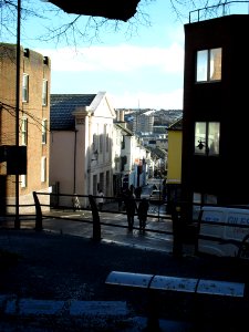 Eastward view along Gloucester Road, North Laine (December 2010)