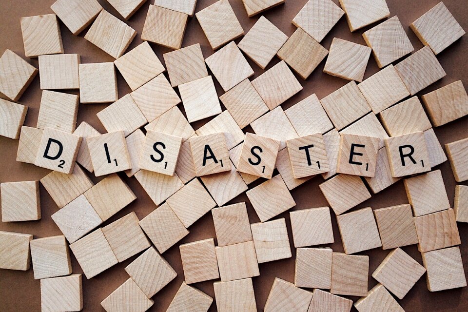 Letters scrabble brown letter