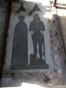 Dyrham brass, Saint Peter's Church, Dyrham, South Gloucestershire, England - 20100505