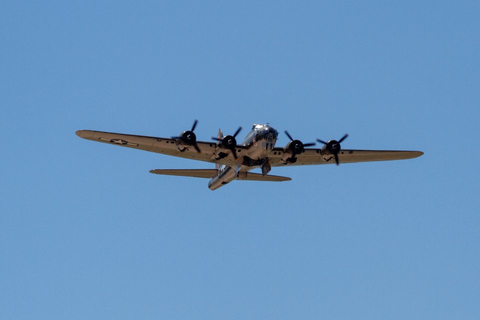 Dyess Air Force Base 2015 Air Show B-17 Approach