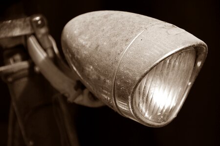 Bike front light lighting