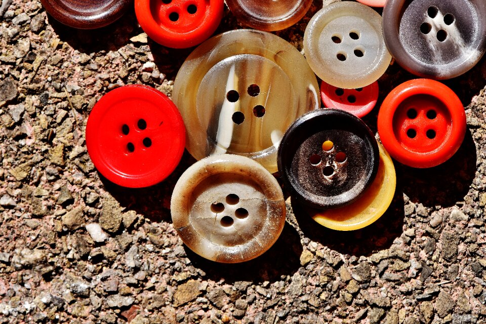 Close up button color