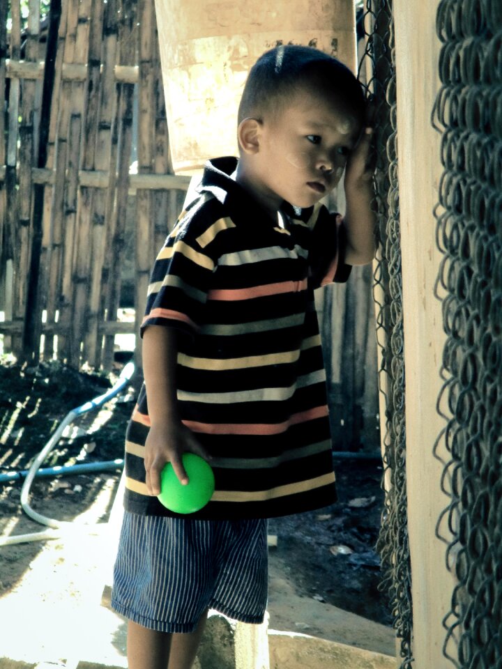 Child sad looking