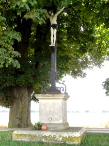 Dury (Aisne) croix de mission (croix de chemin)